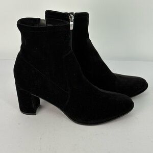 🧊 Marc Fisher Lizzy velvet  Ankle Boots